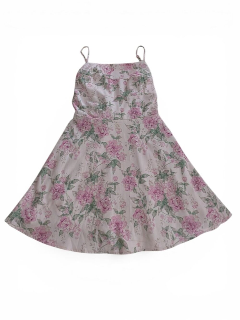 Altar'd State Pink Rose Floral Mini Dress Size M EUC - Picture 3 of 9